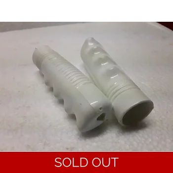Tricycle Grips 5/8in White Pair - NOS